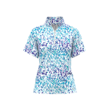 Load image into Gallery viewer, Blue Leopard Polo
